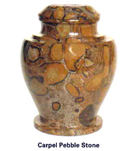 cremation urn - Stone Carpel Pebble