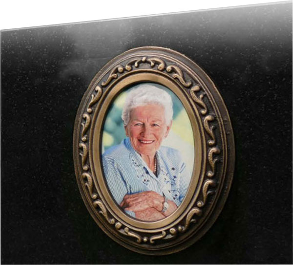 photo on porcelain for headstone